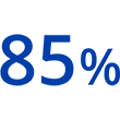 El 85 %